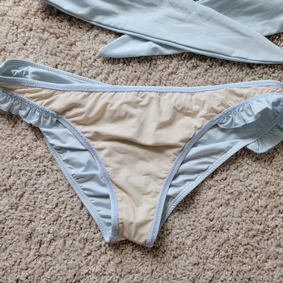 Zinke Bandeau Bikini Swimwear Light Blue - Picture 4 of 8